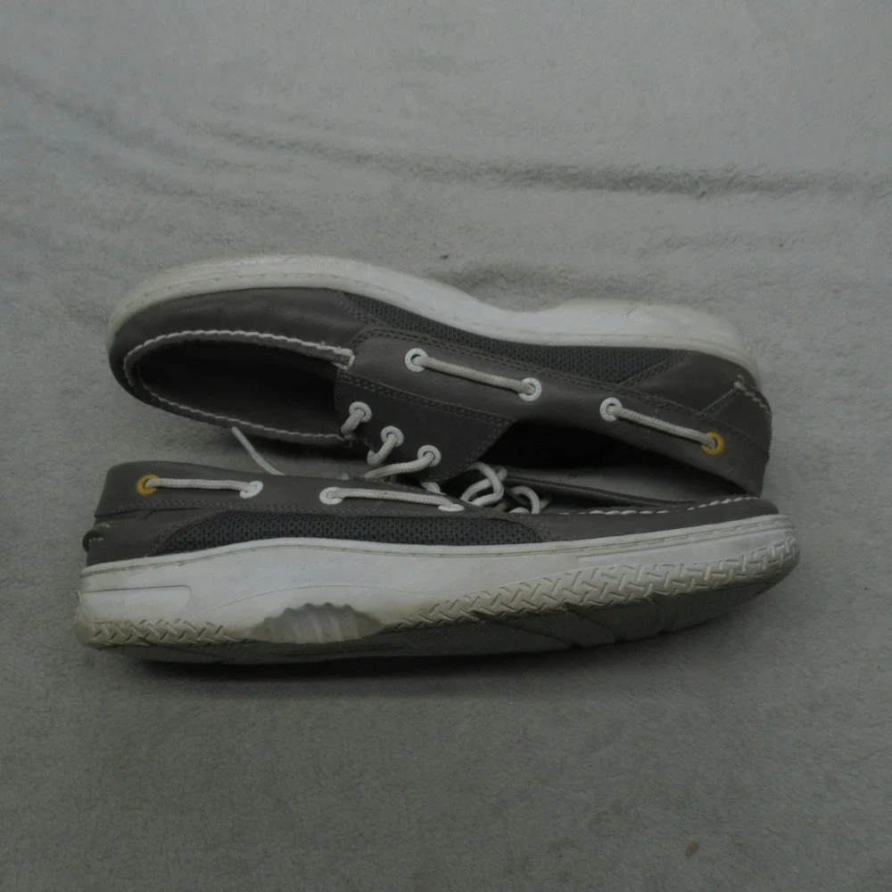 Sperry‎ Men 11 Boat Shoes Gray Top Sider Suede Classic Nautical Casual Outdoor